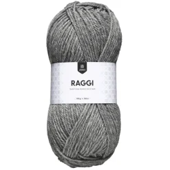 Järbo Garn Raggi 100g ljusgrå – Light grey 1549 | Ullgarn