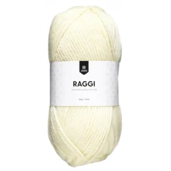 Järbo Garn Raggi 100g naturvit – Natural white 1500 | Ullgarn