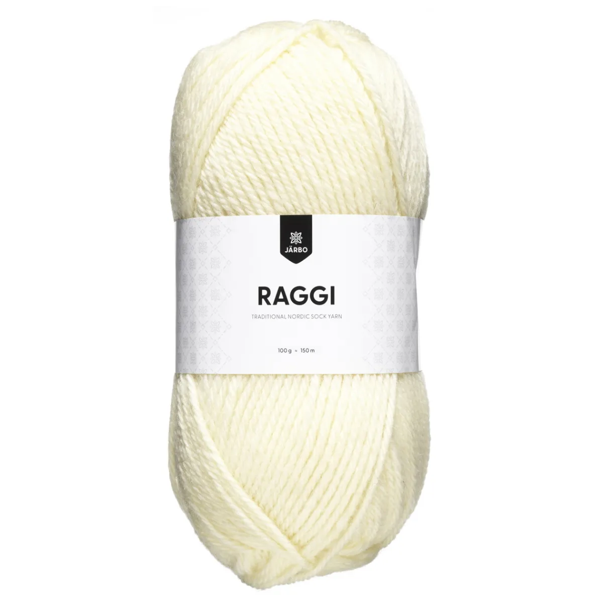 Järbo Garn Raggi 100g naturvit – Natural white 1500 | Ullgarn