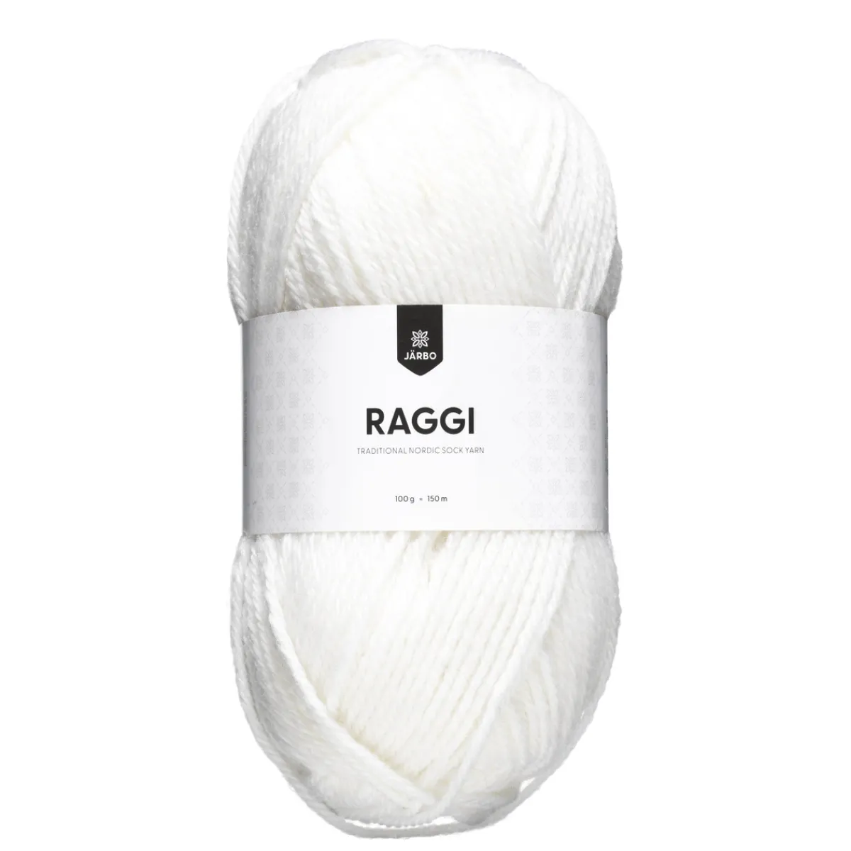 Järbo Garn Raggi 100g vit – White 1510
