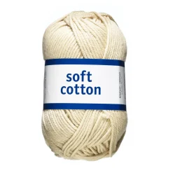 Järbo Garn Soft Cotton 50g beige – 8856 Nature beige