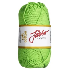 Järbo Garn Soft Cotton 50g ljusgrön – 8847 Lime