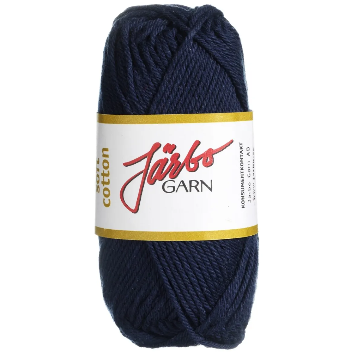 Järbo Garn Soft Cotton 50g mörkblå – 8829 Navy blue