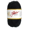 Järbo Garn Soft Cotton 50g svart – 8801 Black | Bomullsgarn