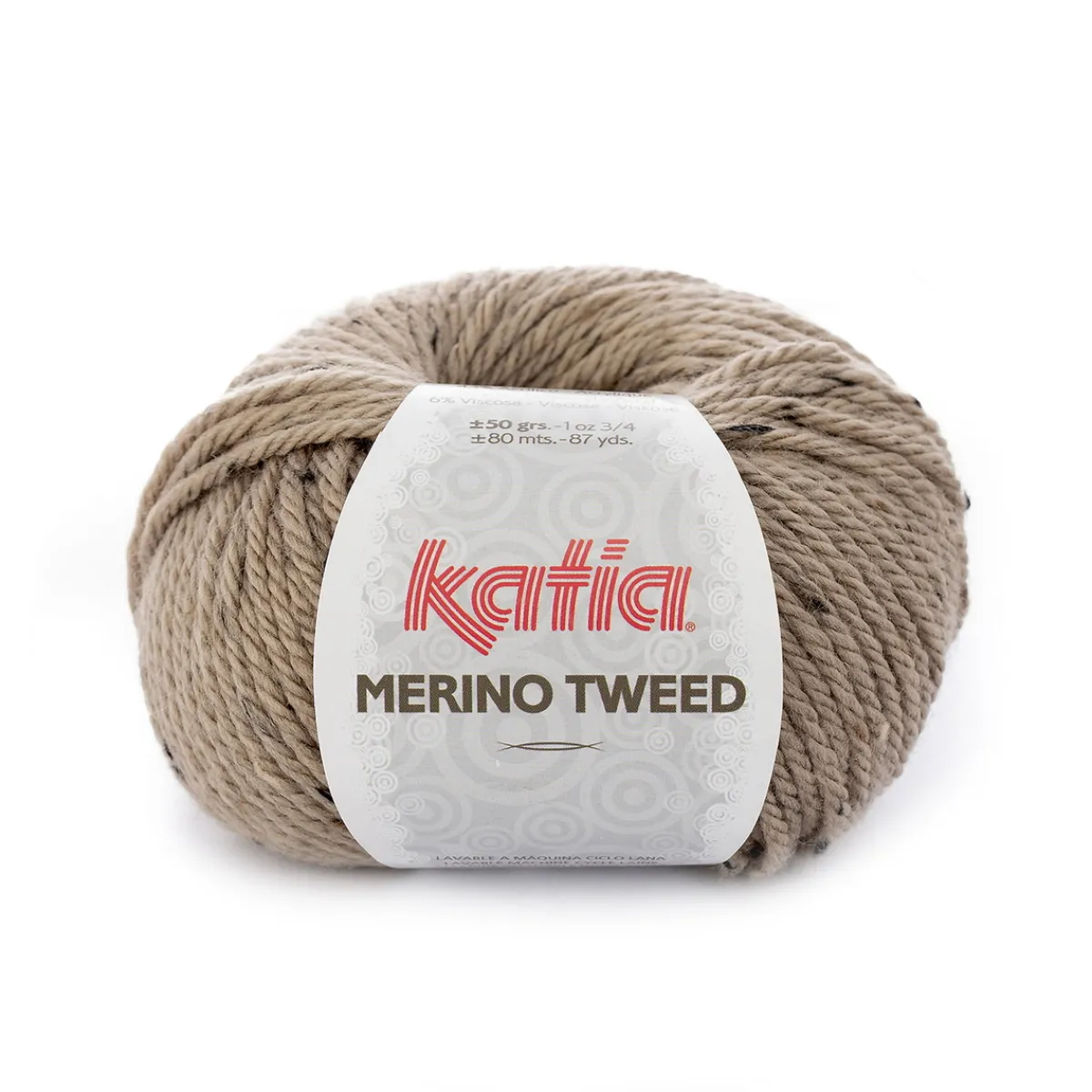 Katia Garn Merino Tweed 50g beige – 301 Beige | Ullgarn
