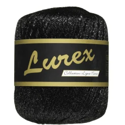 Lammy yarn Garn Lammy Lurex 25g svart | Blandgarner