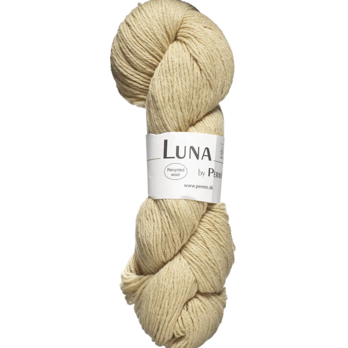 Yarn By Permin Garn Luna 50g gul | Ullgarn