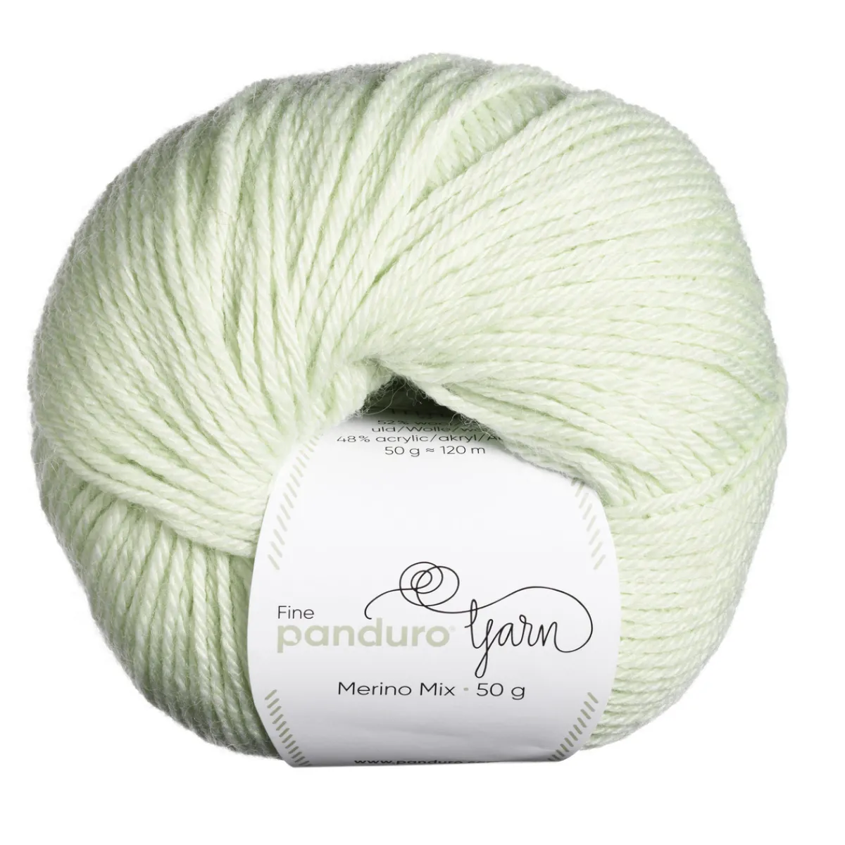 Panduro Yarn Garn Merino Mix 50g babygrön | Ullgarn