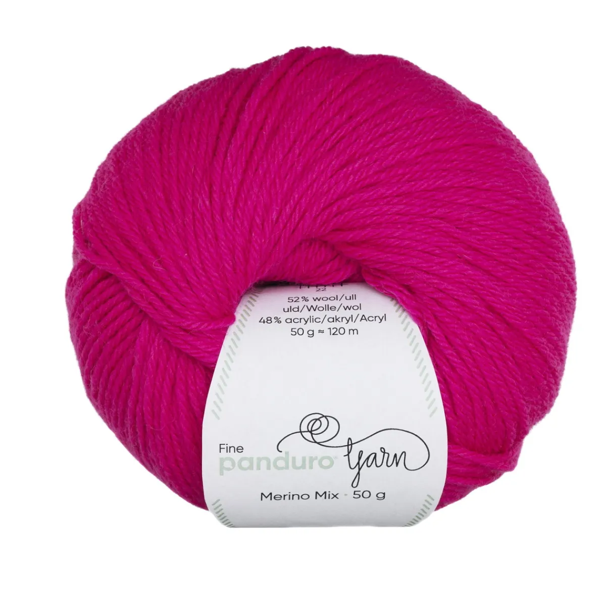 Panduro Yarn Garn Merino Mix 50g cerise | Ullgarn
