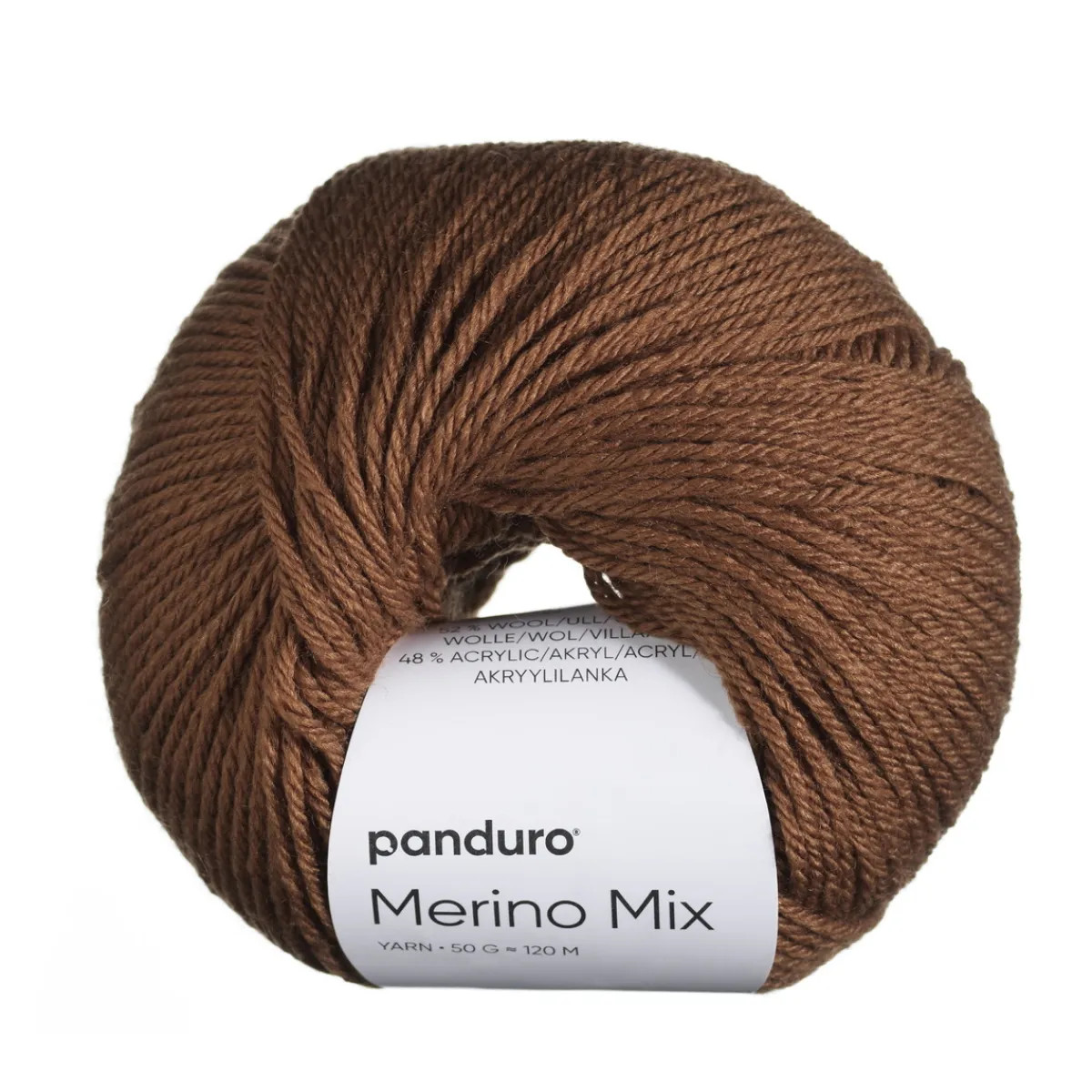 Panduro Yarn Garn Merino Mix 50g choklad | Ullgarn