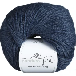 Panduro Yarn Garn Merino Mix 50g stålblå | Ullgarn