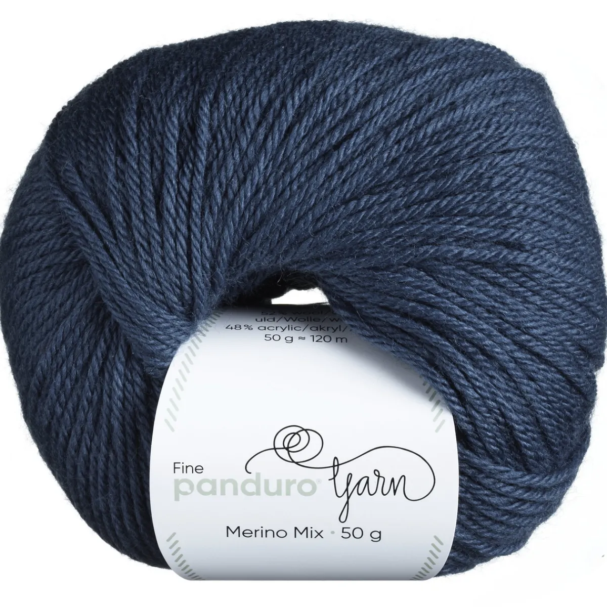 Panduro Yarn Garn Merino Mix 50g stålblå | Ullgarn