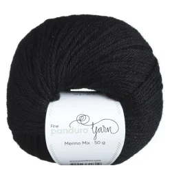 Panduro Yarn Garn Merino Mix 50g svart