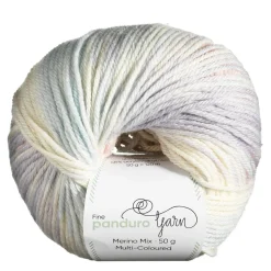 Panduro Yarn Garn Merino Mix Multi-Coloured 50g ljus pastell