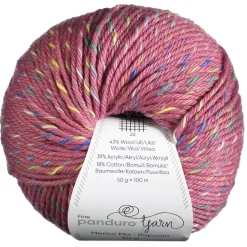 Panduro Yarn Garn Merino Mix Popcorn 50g rosa