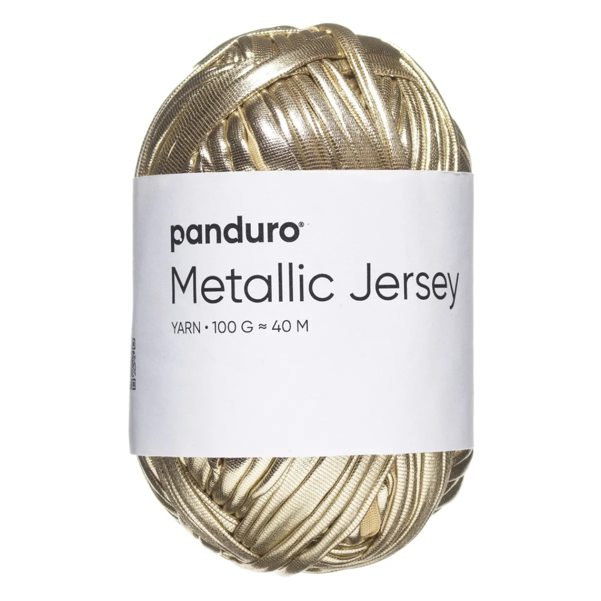 Panduro Yarn Garn Metallic Jersey 100g guld | Akrylgarn