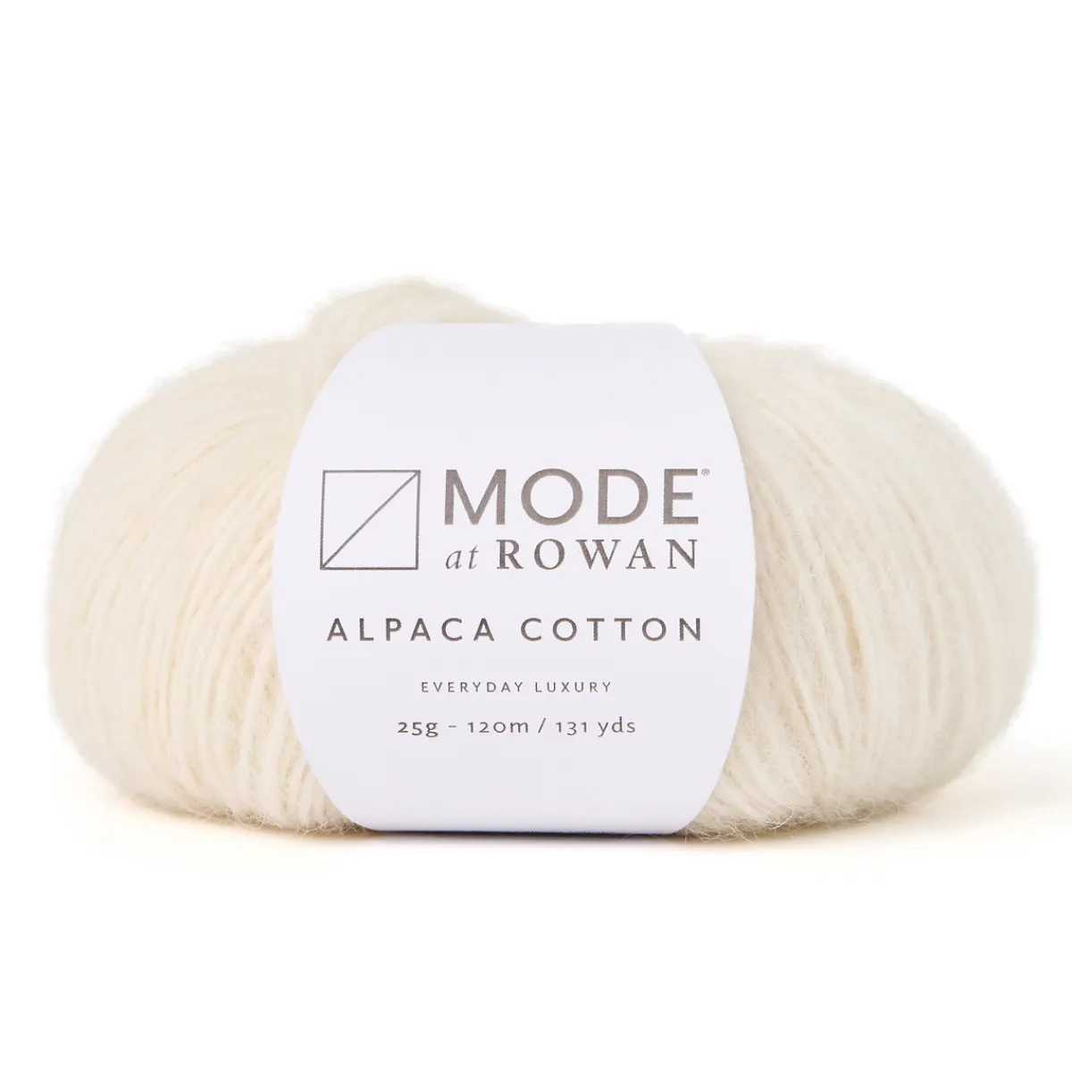 Mode at Rowan yarn Garn Mode at Rowan Alpaca Cotton 25g – Feather grey melange 013
