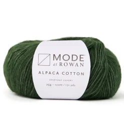 Mode at Rowan yarn Garn Mode at Rowan Alpaca Cotton 25g – Foliage green 018 | Blandgarner