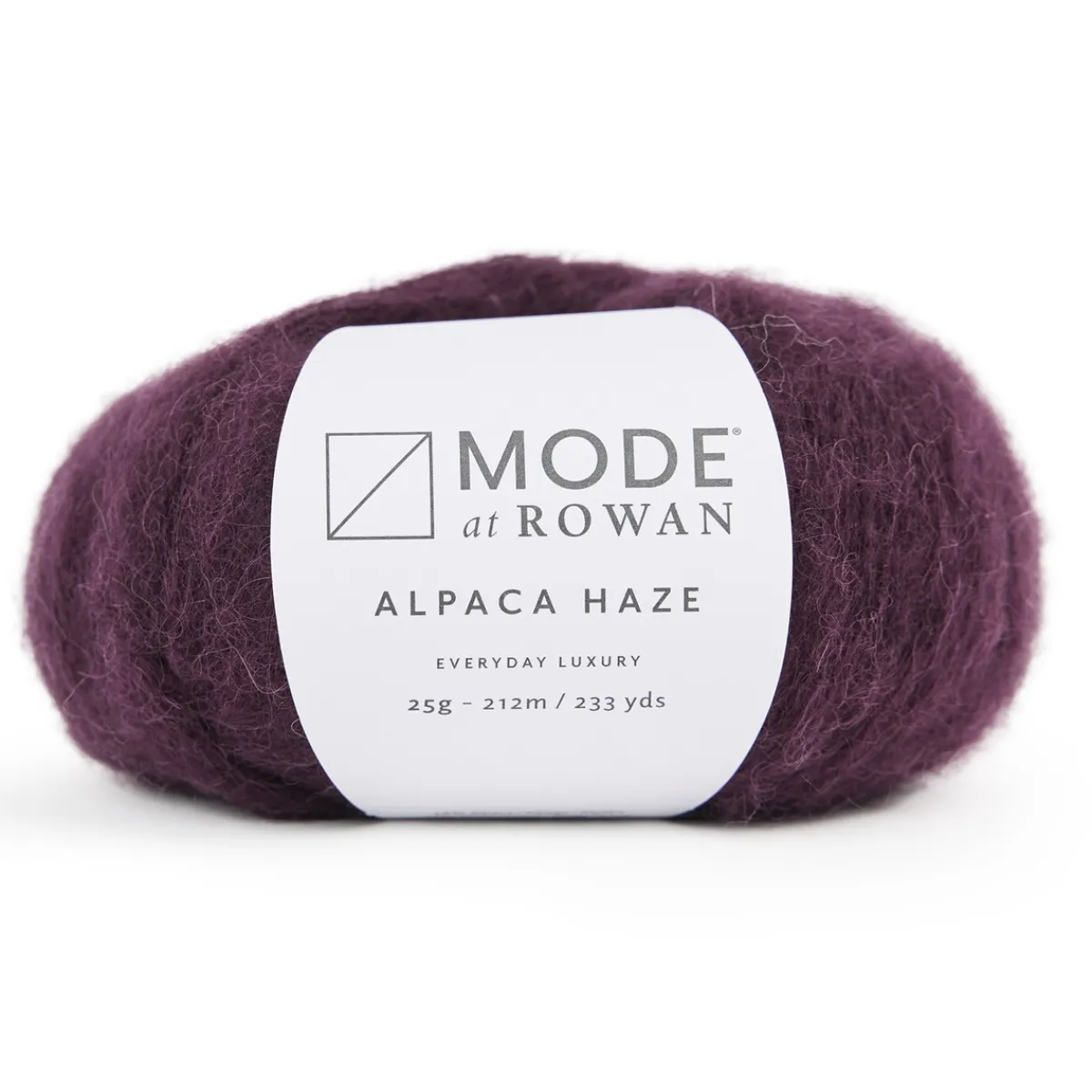 Mode at Rowan yarn Garn Mode at Rowan Alpaca Haze 25g – Merlot 020 | Ullgarn