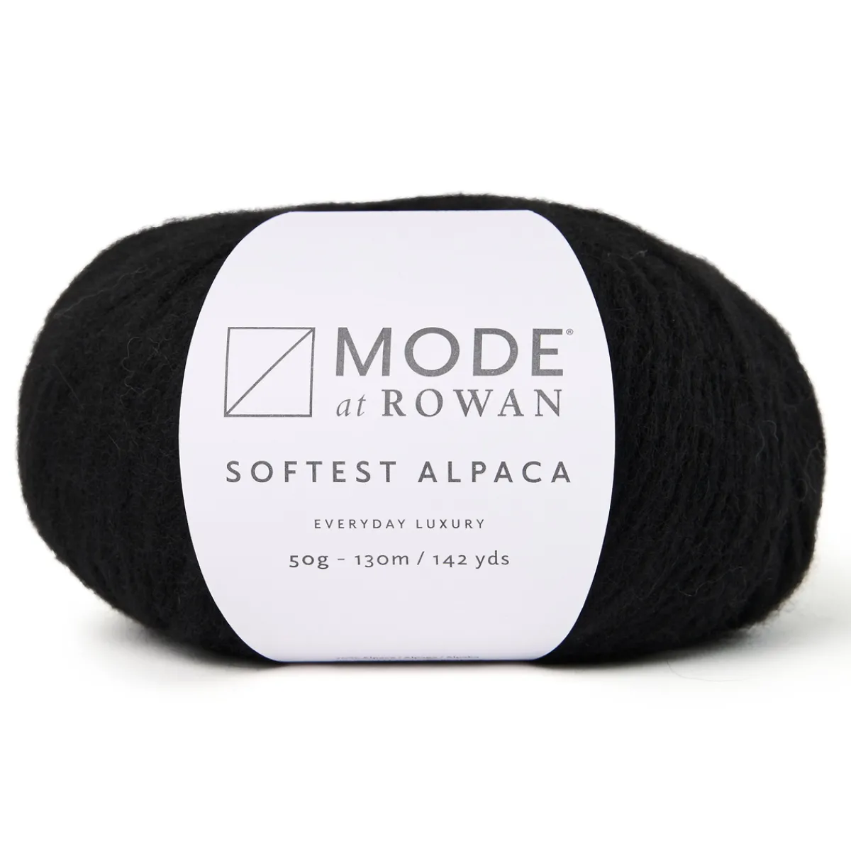 Mode at Rowan yarn Garn Mode at Rowan Softest Alpaca 50g – Black 010