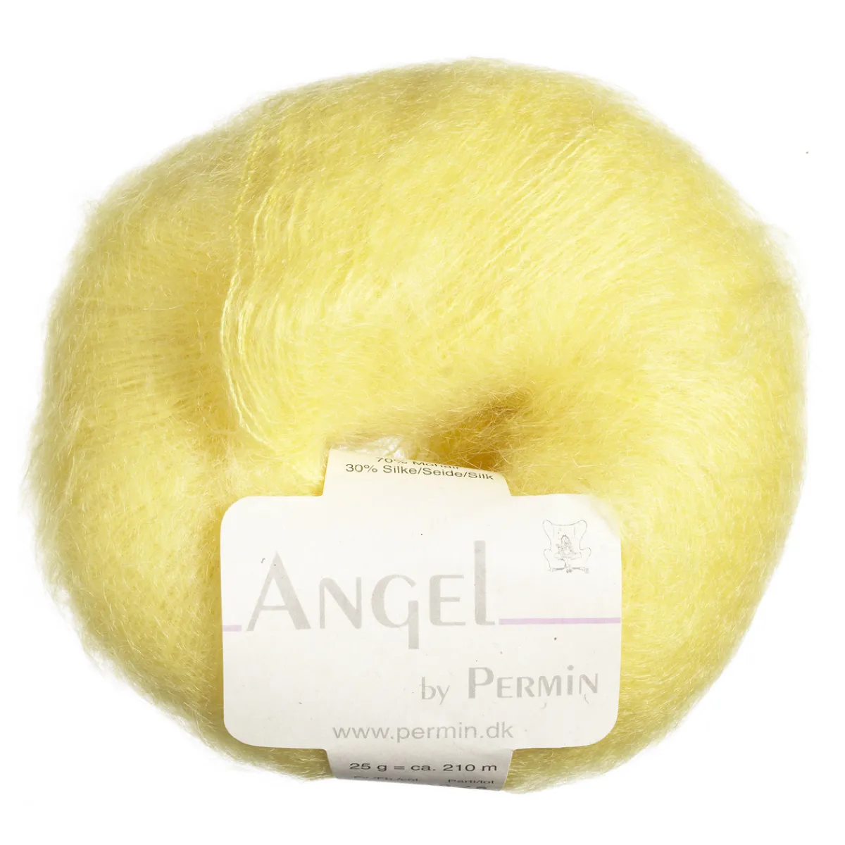 Yarn By Permin Garn Permin Angel 25g gul 884175