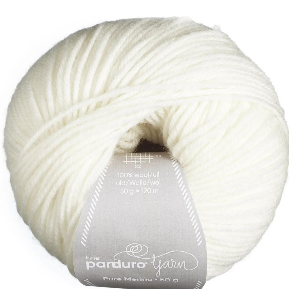 Panduro Yarn Garn Pure Merino 50g creme | Ullgarn
