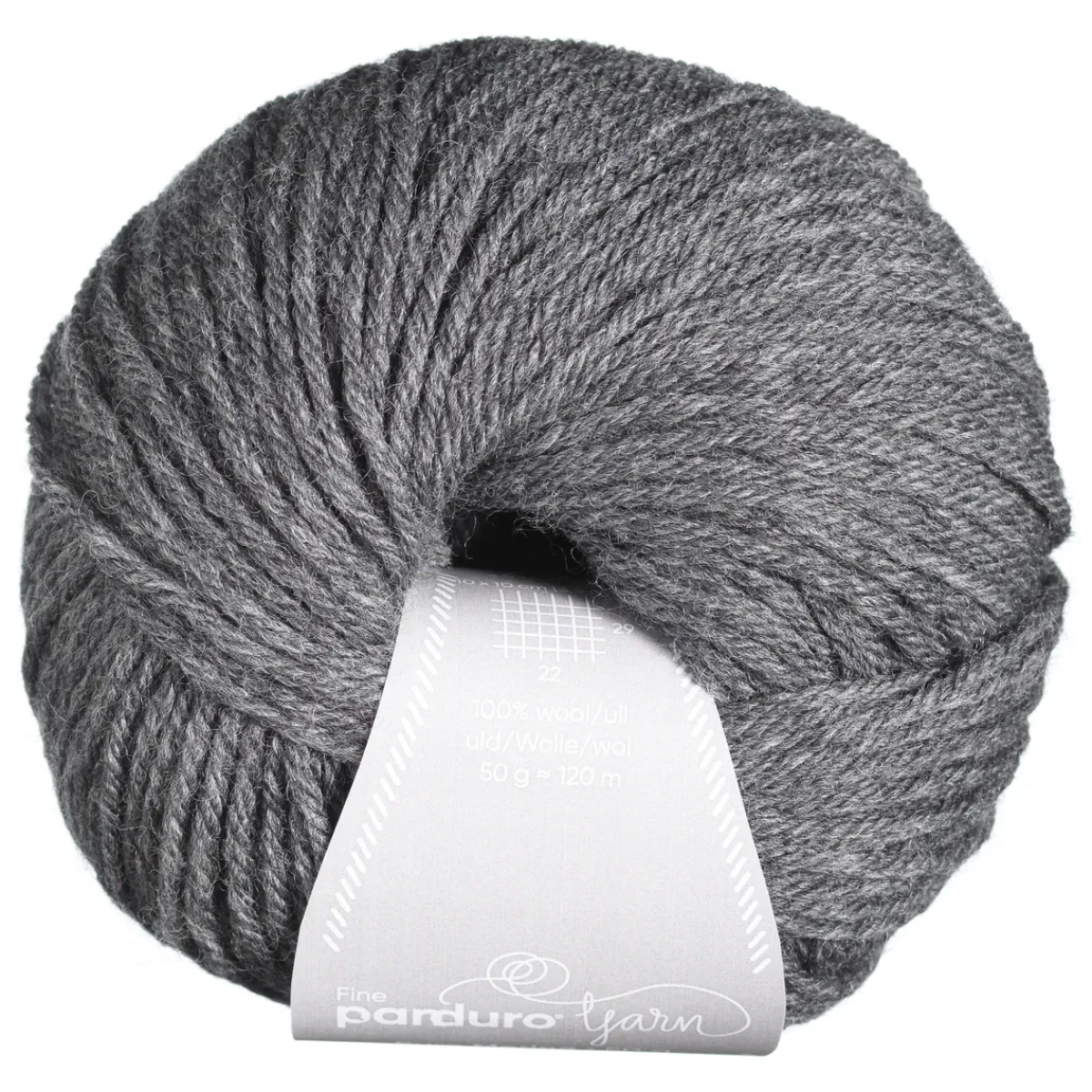 Panduro Yarn Garn Pure Merino 50g mörkgrå | Ullgarn