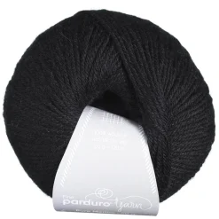 Panduro Yarn Garn Pure Merino 50g svart