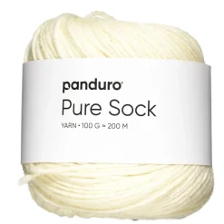 Panduro Yarn Garn Pure Sock 100g creme | Ullgarn
