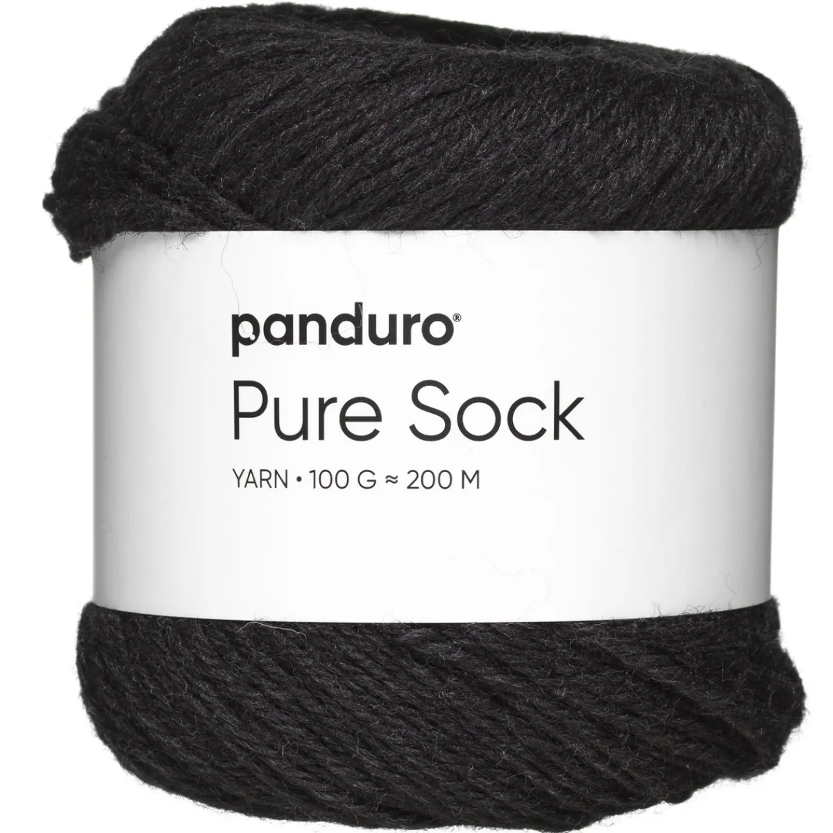 Panduro Yarn Garn Pure Sock 100g mörkgrå | Ullgarn
