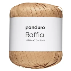 Panduro Yarn Garn Raffia 40 g beige