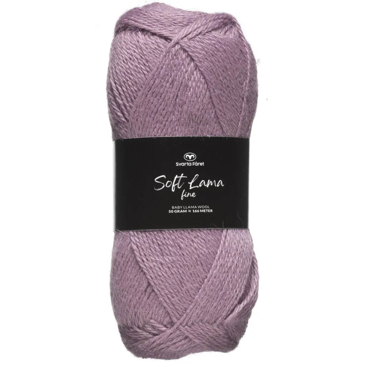 Svarta Fåret Garn Soft Lama Fine 50g lila – Lilac bush 961