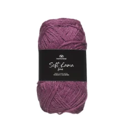Svarta Fåret Garn Soft Lama Fine 50g ljung – Magenta haze 943 | Ullgarn