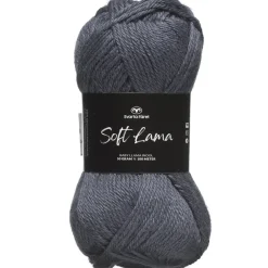 Svarta Fåret Garn Soft Lama 50g duvblå – Nightshadow blue 69 | Ullgarn