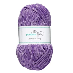 Panduro Yarn Garn Soft Velvet 100g lila | Akrylgarn