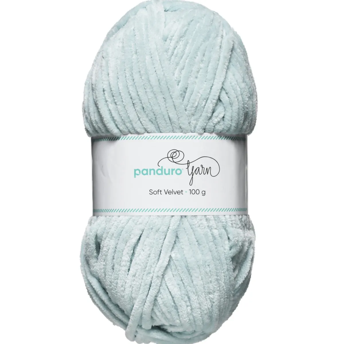 Panduro Yarn Garn Soft Velvet 100g ljusgrön