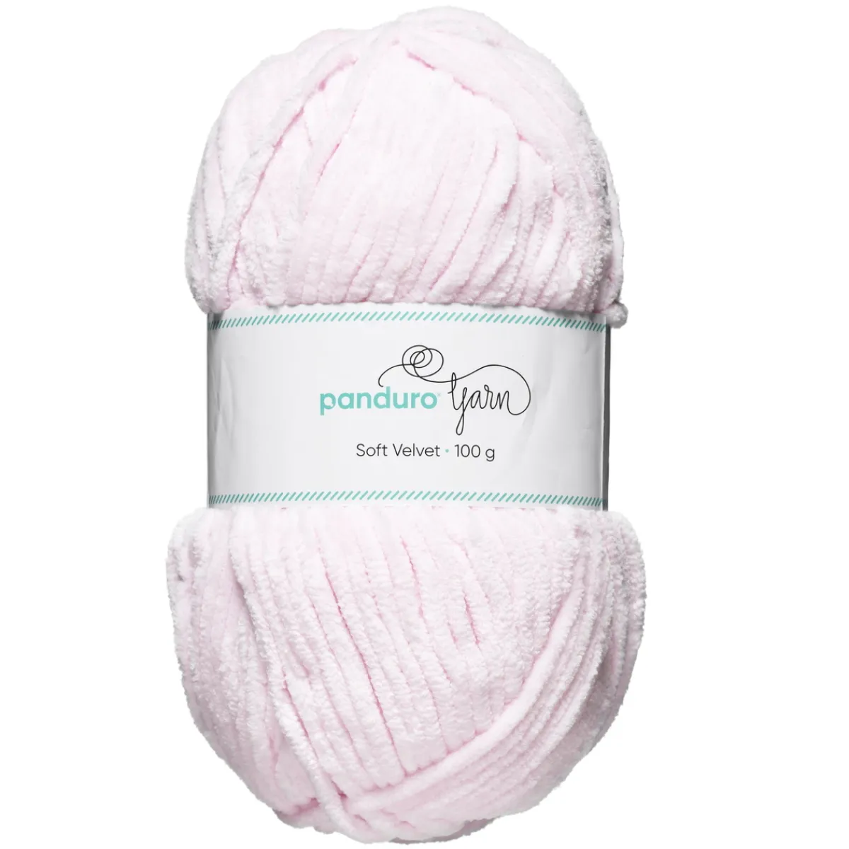 Panduro Yarn Garn Soft Velvet 100g rosa | Akrylgarn