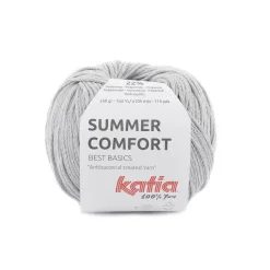 Katia Garn Summer Comfort 50g ljusgrå
