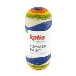 Katia Garn Summer Paint 150g brända toner (504 på bilden)
