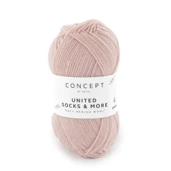 Katia Garn United Socks 25g ljusrosa