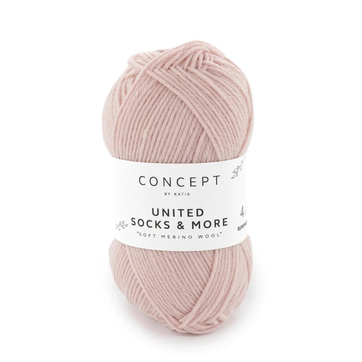 Katia Garn United Socks 25g ljusrosa