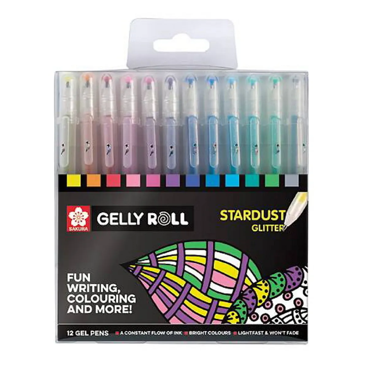 Sakura Gelly Roll Stardust 12-pack | Gelpennor