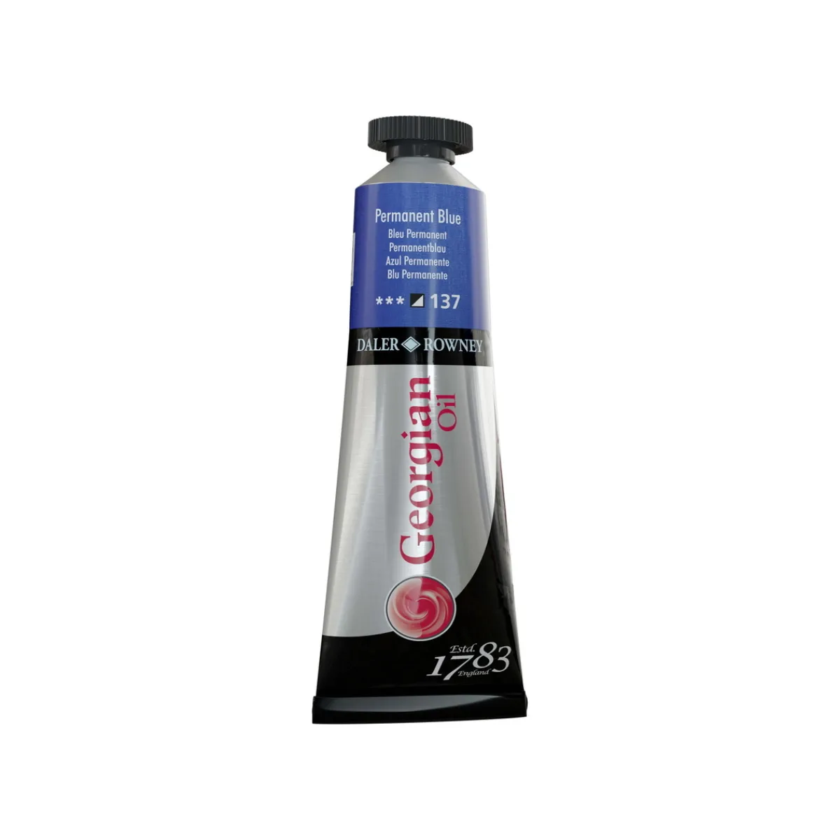 Georgian Oil Colour oljefärg 38 ml Permanent Blue 137 | Oljefärger