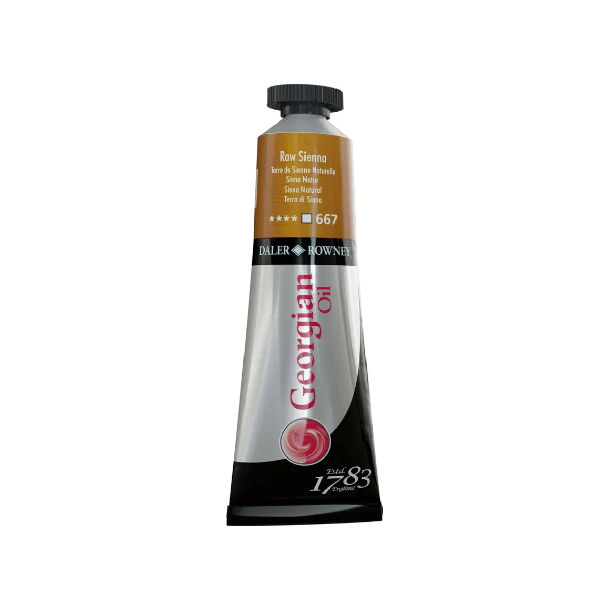 Georgian Oil Colour oljefärg 38 ml Raw Sienna 667 | Oljefärger
