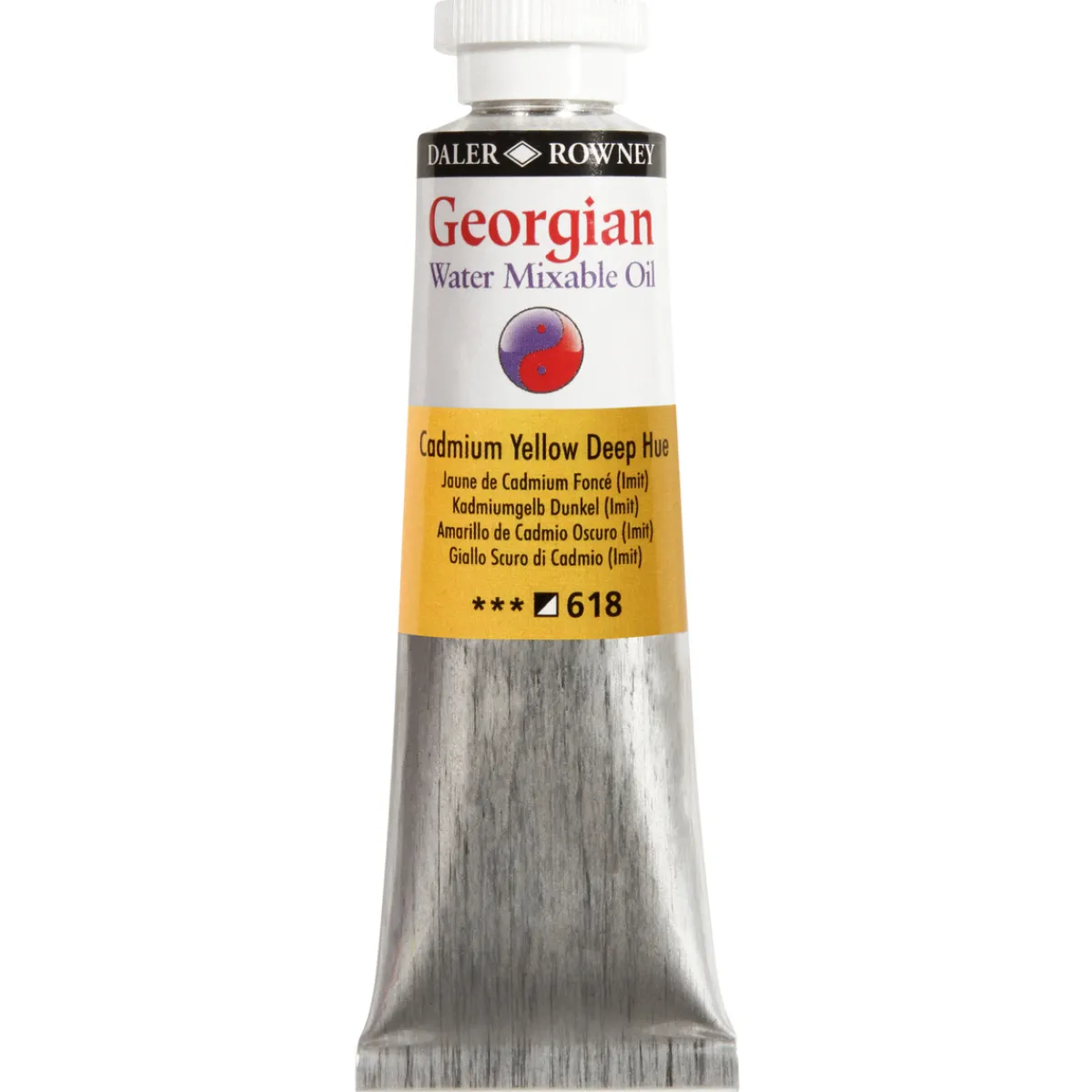 Georgian Water Mixable Oil Colour, vattenlöslig oljefärg 37 ml Cadmium Red Hue 503