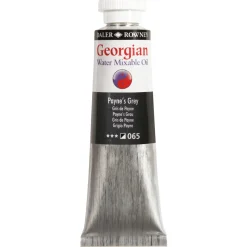 Georgian Water Mixable Oil Colour, vattenlöslig oljefärg 37 ml Zinc White 001
