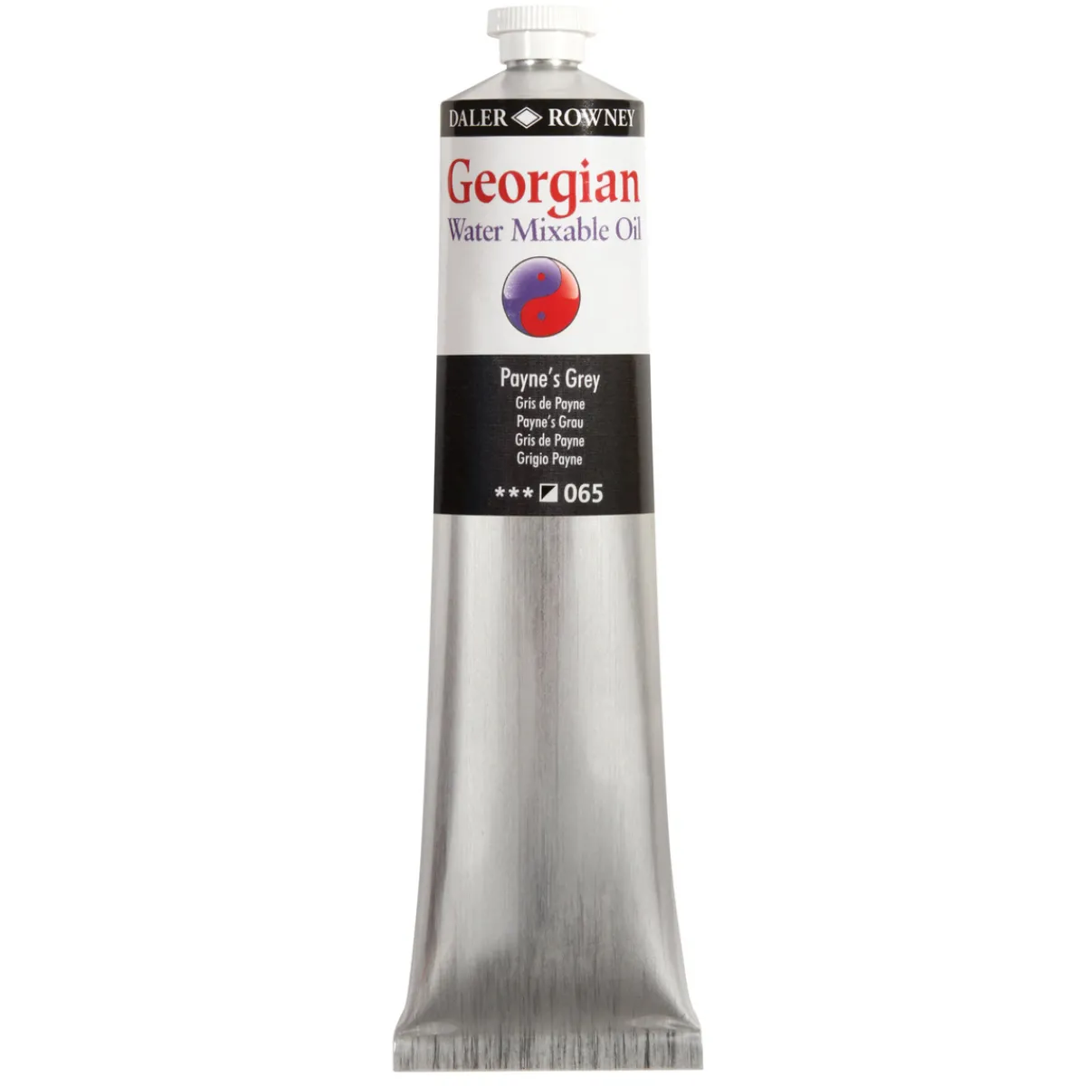 Georgian Water Mixable Oil Colour, vattenlöslig oljefärg 200 ml Payne's Grey 0065 | Oljefärger