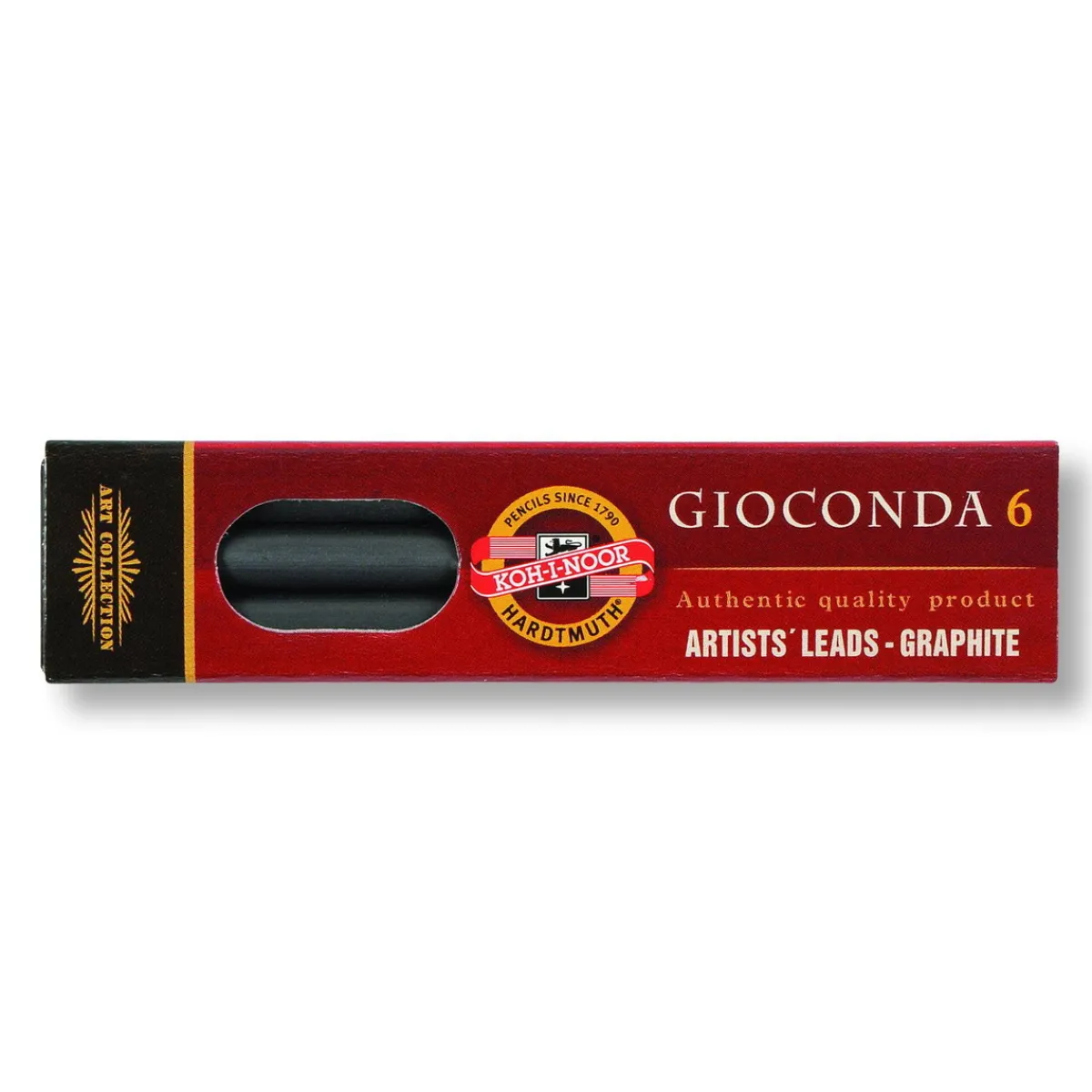 Koh i Noor Gioconda Ritstift 5,6 mm 2B 6p | Tillbehör & Refill