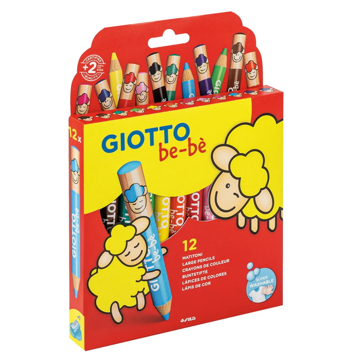 Barn Giotto Be-bè Färgpennor 12p