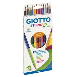 Giotto Stilnovo Bicolor 12p | Barn Barnpennor